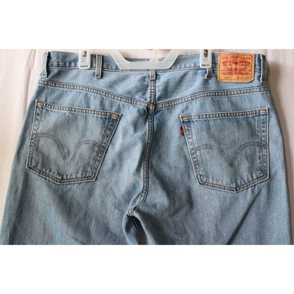 LEVIS 505 Jeans 40x34 Regular Fit Medium Blue Wash *VINTAGE - Picture 5 of 10